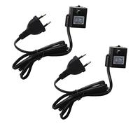 Kznifmk 2X AC 220V 3W para Acuario Fuente Estanque UE Enchufe
