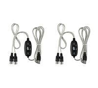 Kznifmk 2X Adaptador de Convertidor de Cable MIDI Una USB Adaptador de Teclado de PC Una Sintetizador Music Music Studio