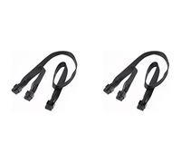 Kznifmk 2X ATX CPU 8 Macho Una Dual PCIe 8 (6+2) Cable de Alimentación Macho para Fuente de Alimentación Modular RM//-M