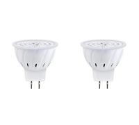 Kznifmk 2X Bombilla de Luz de Crecimiento 80 Luces LED de Espectro Completo para Plantas de 220 V para Plantas de Interior Flores Suculentas Invernadero HidropóNico, MR16