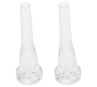Kznifmk 2X Boquilla de Trompeta de ABS 3C Tamaño para Principiantes de Accesorios de Trompeta Musical Piezas O Ejercitador de Dedos,