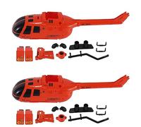 Kznifmk 2X C186 Shell Cover Set para C186 C-186 RC Helicóptero Avión Drone Repuestos Accesorios de Actualización, 2