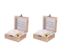 Kznifmk 2X Campana Mágica de Fe Navideña, Campana Mágica de Fe de Recuerdo Navideño, Recuerdo de Decoración del Hogar del Árbol de Navidad Dorado