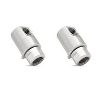 Kznifmk 2X Carrete Giratorio de Manguera de 1/2 Pulgada, Carrete Giratorio de Manguera de Acero Resistente 5024-Ni-AL FXF con Engrasador para Uniones Rotativas Industriales