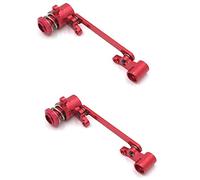 Kznifmk 2X Conjunto de Embrague de Dirección Servo Saver Completo para 144001 1/14 124018 124019 Rojo