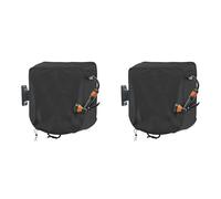 Kznifmk 2X Cubierta Cuadrada para Giratorio de Manguera, Cubierta RetráCtil para Carrete de Manguera Montada en la Pared, Impermeable y Protector Solar 420D