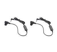 Kznifmk 2X D-Tap Una DC 12V Cable de Alimentación Diámetro Exterior 5 mm Un Solo Pin Marty Port B-Port Fuente de Alimentación de la Cámara para FS7 FS5