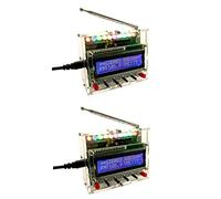 Kznifmk 2X DIY DC 5V Kit de Radio Digital Piezas TDA5807 51 Máquina de Sonido Digital FM de Un Solo Chip STC89C52 Chip 87MHZ-108MHZ