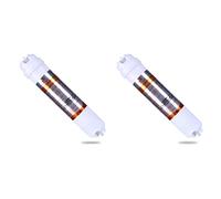 Kznifmk 2X Filtro Purificador de Agua de 8 Pulgadas Y 1/4 Pulgadas Elementos de Filtro de Conexión Rápida Membrana de Ultrafiltración Elementos de Filtro Integrados