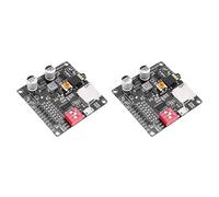 Kznifmk 2X Fuente de Alimentación DY-HV20T 12V / 24V Módulo de Reproducción de Voz de 10W / 20W Compatible con Tarjeta Micro-SD Reproductor de Música MP3 para