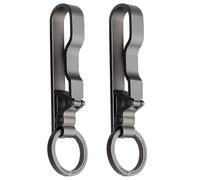 Kznifmk 2X Hebilla de CinturóN de Titanio Clip de Cintura de Titanio Accesorios para Soporte para Herramientas PortáTiles para Exteriores