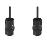 Kznifmk 2X Herramienta Removedor de Anillo de Bloqueo Bicicleta Negro con Aguja para