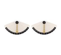 Kznifmk 2X Inclinómetro, Clinómetro Marino, Inclinómetro, Buscador de ángulo, Instrumento para Barcos, Botes, RVs, Clinómetro Náutico