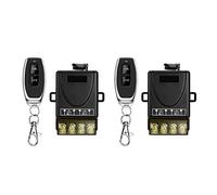 Kznifmk 2X Interruptor de Control Remoto de Bomba de Agua de 433 MHz 220 V, Módulo Receptor de 1 Canal 30A