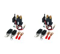 Kznifmk 2X Interruptor de DesconexióN de BateríA Remota de 12 V 500 A Actualizado para Aislador de Interruptor de BateríA de CamióN de AutomóVil RV con 2 Llaves