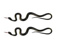 Kznifmk 2X Juguete de Jardin de Goma en Forma de Serpient