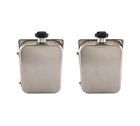 Kznifmk 2X Lata de Tanque de Combustible de Gasolina de Acero Inoxidable 7L Apto para Calentador Universal