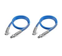 Kznifmk 2X Manguera de ExtensióN de Rociado de Pintura Sin Aire de 4 Pies, Manguera LáTigo Rociado Pintura una PresióN de 3/16 Pulgadas, Tubo Pintura de Pared Extendido de 3000PSI