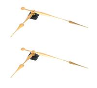 Kznifmk 2X Mecanismo de Movimiento de Reloj de Eje de Alto Par con Manecillas de Pala de 12 Pulgadas de (Dorado)