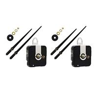 Kznifmk 2X Mecanismo de Reemplazo de Movimiento de Reloj de Cuarzo de Alto Par de 13 Pulgadas Manos Largas para DIY Herramientas de Reparación de Relojes Reemplazo Piezas