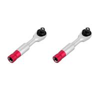 Kznifmk 2X Mini Juego de Llaves de Trinquete DinamoméTricas de 1/4 Pulgadas y 85 MM, Herramienta de ReparacióN Manual para VehíCulo, Bicicleta, Herramienta, Kit de Llave de Tubo