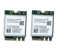 Kznifmk 2X MóDulo InaláMbrico 2,4G 5G 802.11AC/AX AW-XB473NF RTL8852AE RTL8852 WiFi 6 -MIMO Tarjeta de Red Bluetooth 5.2 para Win 10