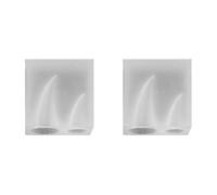 Kznifmk 2X Molde de Silicona de Cuerno de, Colgantes de Cuerno de Animal, FabricacióN de Joyas, Moldes de Resina UV, Moldes de Resina Epoxi de CabujóN de CúPula