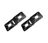 Kznifmk 2X Montaje para Mini PC Mini-Host Soporte Colgante Soporte Monitor de PC Soporte de Montaje para Almohadilla de Tableta Montada En Dos Pantallas