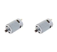 Kznifmk 2X Motor RS550 DC 8,2mm 14 Dientes Engranaje Mini Motor 21V 29800RPM Motor de Eléctrica para de Mano Recargable RecíProca