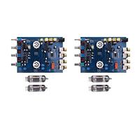 Kznifmk 2X NE5532 DC12V2A Bluetooth 4.2 HiFi Preamplificador 6J5 Amplificador de Tubo de Audio para El Hogar Fiebre Bile Preamp Tablero de Tono 470UF / 25V