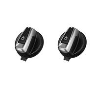 Kznifmk 2X para 3-Series E90 E91 X1 E84 E88 E82 Botón de Rotación del Interruptor de Los Faros Delanteros 9169405 61319169405