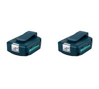 Kznifmk 2X para ADP05 14,4 V/18 V Lion Batería USB/Tipo-C Puerto Convertidor con de Luz LED Luz Exterior para