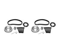 Kznifmk 2X Patineta EléCtrica 5M Kit de Correas de Engranaje Piezas de Montaje en Motor Riserpad