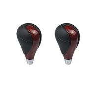 Kznifmk 2X Perilla de Cambio de Marchas de Transmisión Automática de Rojo para ES IS RX GS Gear Head