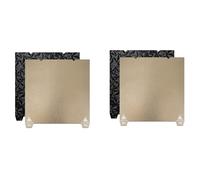 Kznifmk 2X Placa de ConstruccióN de LáMinas Pei y PEO para Impresora 3D, Tapete de Plataforma de Cama Calefactable para K1 MAX/ 3 S1 Plus/ 3 V3 Plus