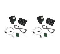 Kznifmk 2X Preamplificador de Ecualizador de Guitarra Acústica -17A con Sintonizador de Procedimiento Digital Ecualizador Ecualizador de 3 Bandas con de Guitarra Sintonizador