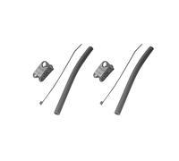 Kznifmk 2X Reemplazo de Nailon Duradero Kiteboard Kitesurf Kite Válvula de Una Bomba Abrazadera de Manguera Kit de Engranajes Accesorios Manguera Y Abrazadera de Cometa