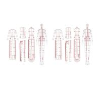 Kznifmk 2X Reglas de Ilustración de Moda Plantillas de Bocetos Regla de Costura Diseño de Patrones Humanoides Medición de Ropa, Tipo B