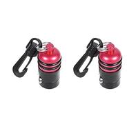 Kznifmk 2X Regulador de Buceo Soporte de Manguera Segunda Etapa Pulpo Retenedor Clip Abrazadera Magnético Ajustable Manguera Y Soporte,Rojo