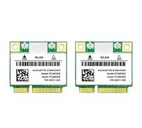 Kznifmk 2X RTL8822CE 1200Mbps 2,4G/5Ghz 802.11AC Tarjeta WiFi Red Mini PCIe Bluetooth 5,0 Compatible con Ordenador Portátil/PC 10/11