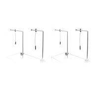 Kznifmk 2X Soporte de Montaje Ajustable para Tanque, Soporte de Luz Universal para Pecera, Soporte de Luz, Kit para Colgar, Accesorios para Acuario