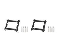 Kznifmk 2X Soporte para Disco Duro con Ventilador de 12 cm SSD Soporte para Disco Duro de 3,5 Pulgadas Soporte de Apilamiento Multicapa Extendido Accesorios para Computadora