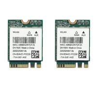 Kznifmk 2X Tarjeta de Red Inalámbrica DW1820 QCNFA344A 2,4G + 5G de Doble Banda Gigabit Bluetooth 4,1 NGFF Tarjeta de Red Compatible con 802.11AC