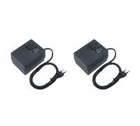 Kznifmk 2X Transformador Convertidor de Voltaje de 300W 220V Una 110V Transformador de Voltaje de Viaje Reductor Convertidor Enchufe Europeo