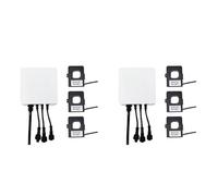 Kznifmk 2X Tuya Smart Life Single 3 Phase WiFi Energy KWH Meter 200A Power Clamp Transformador de Corriente Monitor de Uso de Energía
