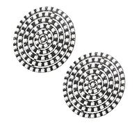 Kznifmk 2X WS2812 SK6812 Radio 110mm Anillo LED 5050 DC5V DIY Anillo LED Anillo LED RGB Direccionable Incorporado 93 bits LED