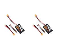 Kznifmk 2X XT30 XT90 JST T Conector Lipo Placa de Cargador de Batería 2-6S Placa de Carga de Equilibrio Paralelo para B6 B6AC Lite