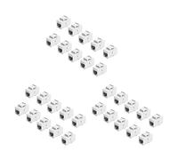 Kznifmk 30 Piezas Conector RJ45 Jack Cat6 Acoplador de Extensión Red Ethernet LAN Cat 6 Acoplador Conectores Extender Adaptador,