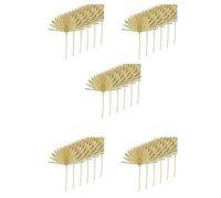 Kznifmk 30 Piezas Grandes Hojas de Palma Secas Abanicos de Palma Secos Naturales Ramo de Flores Secas Decoraciones de Boda Hojas de Palma de Abanico Secas