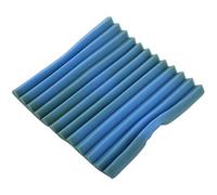 Kznifmk 30X30X2.5Cm Esponja Insonorizada, 12 Ranuras AcÚSticas Panel Espuma Detener AbsorciÓN Estudio Sonido Ktv Para DecoraciÓN Del Hogar Dormitorio Arte Baño Sala Fondo De TV (Azul)
